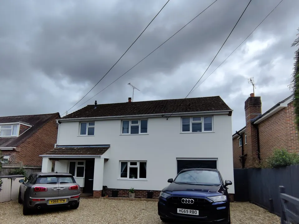 Rendering & Exterior Painting by Steadfast Roofing and Building