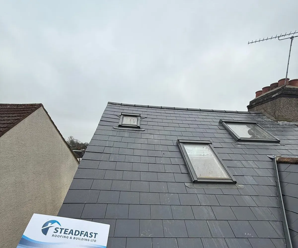Slate Roofs carried out by Steadfast Roofing and Building