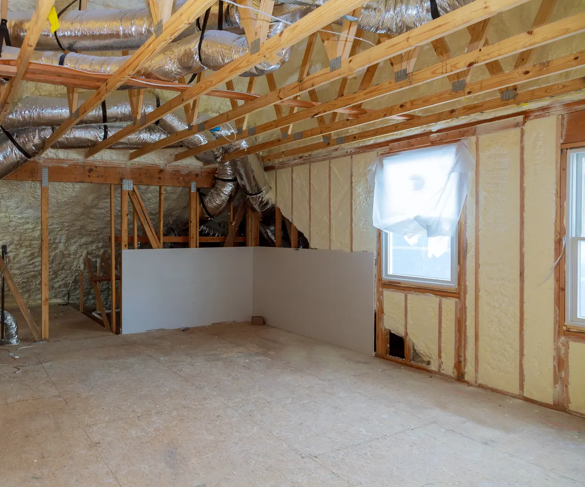 Sprayfoam Removal by Steadfast Roofing and Building